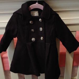 Starting Out Black Coat with Hoodie 12 months